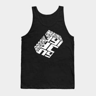 Brooklyn bronx 3D quote Tank Top